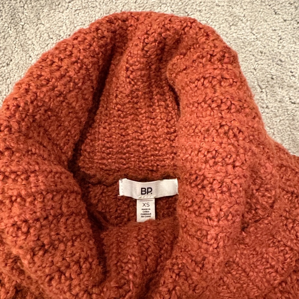 BP Rust Knit Sweater - Picture 2 of 3